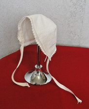 Ancienne Coiffe Enfant folklore régional coton blanc N° AB 3