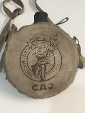 Gourde  vintage Cantimplora Canadiense En Aluminium
