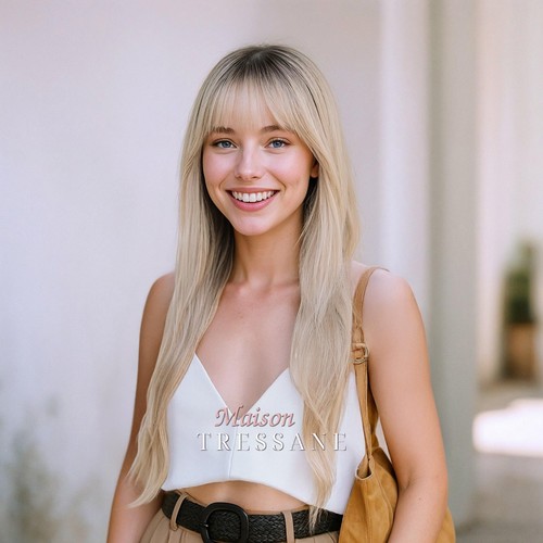 Perruque femme blond frange - perruque,