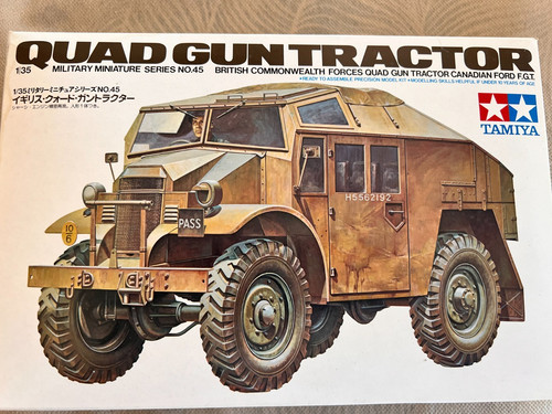 Quad gun tractor - -, tamiya
