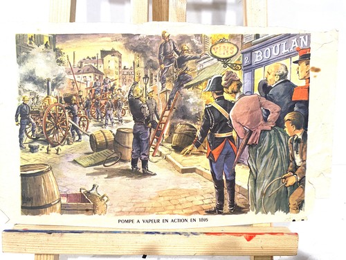 Ancienne affiche lithographie - ancienne,