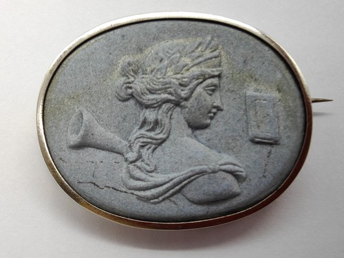 Ancienne broche argent vermeil - ancienne,