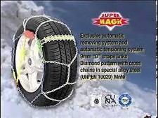 CHAINES NEIGE 4X4 SUPERMAGIC KÖNIG 230 NEUVES 4X4 SUV CAMIONNETTE CAMPING CAR VU