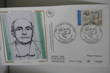 ENVELOPPE PREMIER JOUR SOIE 1991 FRANCIS PONGE
