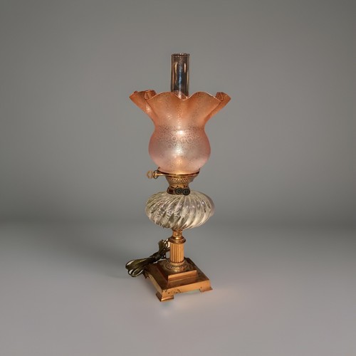 Grande ancienne lampe a - et,