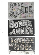 3 CPA  cartes postales