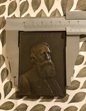 MÉDAILLE PLAQUE EN BRONZE