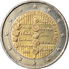 [#796437] Autriche, 2 Euro, 2005, Vienne, AU(55-58), Bi-Métallique, KM:3124