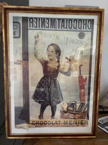 Affiche publicitaire chocolat - affiche,