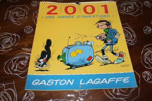 Calendrier gaston lagaffe 2001 - calendrier,