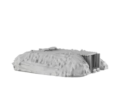 Bunker wwiied02 wargame 3d - bunker,