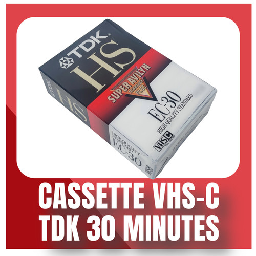 Cassette vhs tdk - hs, 30