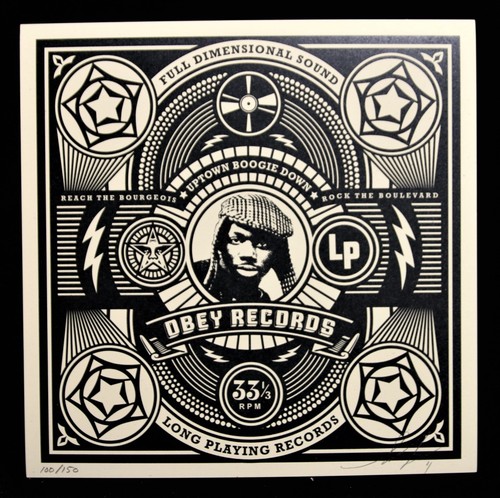 Shepard fairey dance floor - shepard,