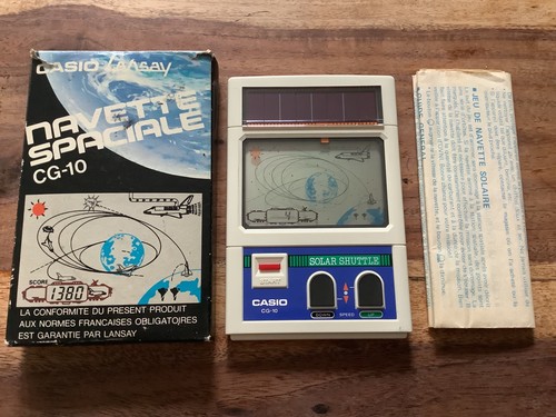 Rare jeu casio solar shuttle - -,