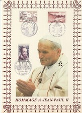 Encart Philatélique sur soie