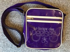 Sac sacoche bandoulière LE TEMPS DES CERISES violet