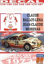 DECAL ALPINE RENAULT A110 1800
