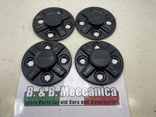 Ensemble De 4 Boulons De Jante Noirs En Métal Fiat 127 (AT45)