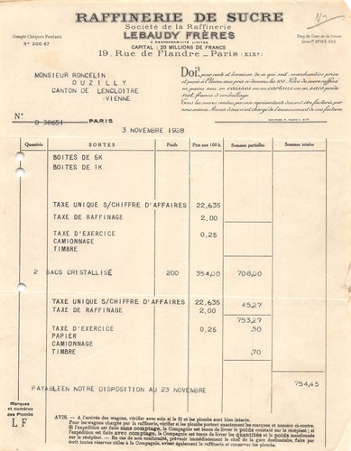 1928 raffinerie sucre - raffinerie,
