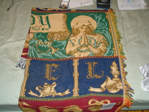 Christmas throws pieces - (4),
