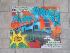 " Vandal " Peinture Originale sur Toile de Blazer , Street Art Graffiti 