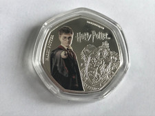 Pièce De 25 Cents En Argent Plaqué De Harry Potter Des Îles Cook 2021