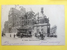 cpa PARIS Transport ATTELAGE