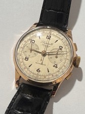 Playmouth Montre chronographe mécanique Suisse Or 18k