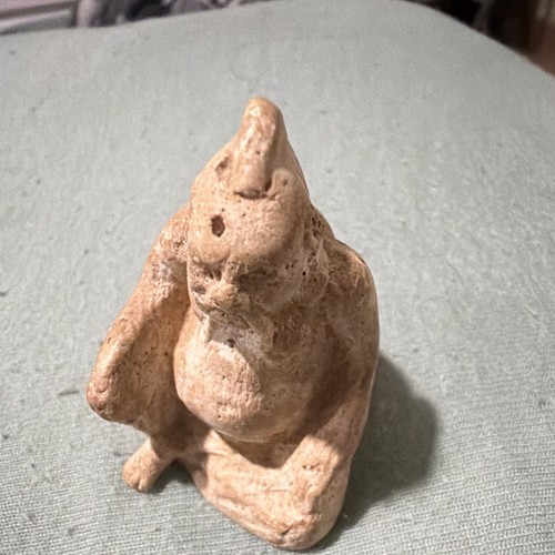 Sculpture animal assis - , en