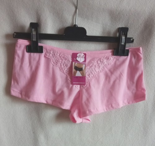 Shorty coton rose beige - rose,