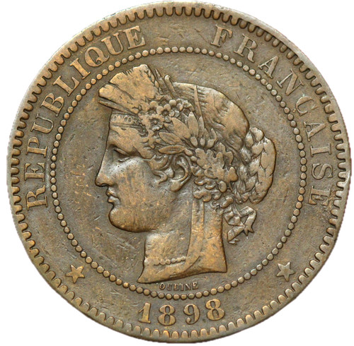 18098 10 centimes 1898 - #18098,