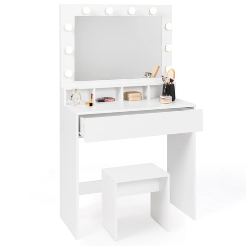 Coiffeuse zelia miroir - zelia,