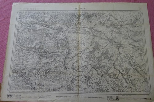 Carte etat major xixè - carte,