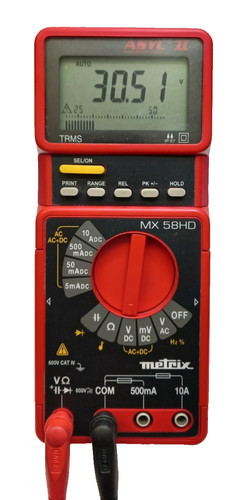 Multimètre métrix 58hd - multimètre,
