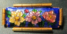 BROCHE ART DECO ancienne EMAIL