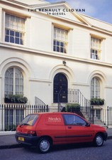 Catalogue brochure prospekt Renault Clio Société Van tôlé 1997 UK