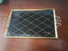 Petit Plateau  Laiton Verre