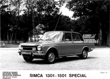 (Catalogue brochure) photo de presse Simca 1301 / 1501 Spécial 1975 FR