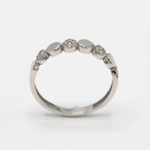 Bague blanc 9 carats - en,
