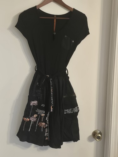 Cop copine black floral - copine,