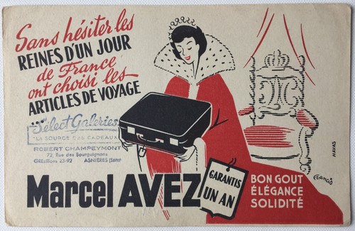 Buvard publicitaire ancien