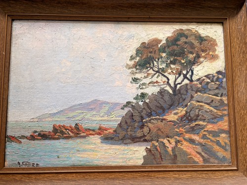 Tableau signé fabre - tableau, –