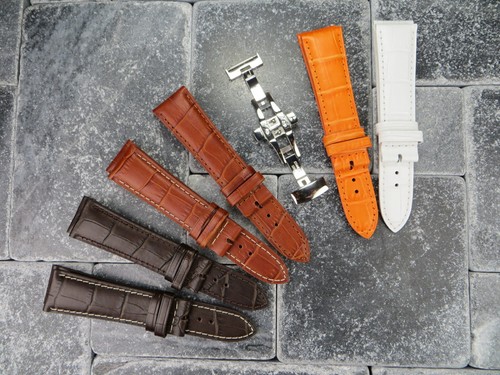 19mm grain leather strap - 19mm,
