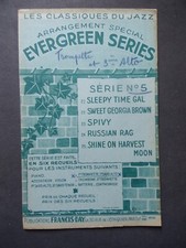 album partition EVERGREEN série n° 5 1er trompette 3ème saxo alto - jazz