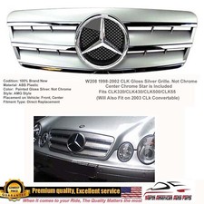 CLK55 CLK63 Grille W208 Silver