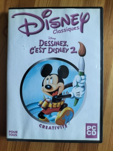 Jeu video disney dessinez - disney,