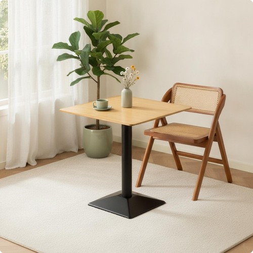 Table avec pied central - table,