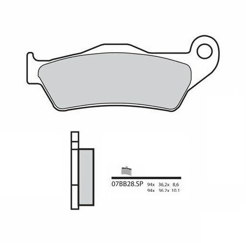 Plaquettes frein moto - , arriere