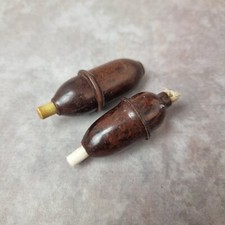 1 Interrupteur à bouton-poussoir art déco français en bakélite - vintage