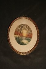 Eau forte colorée réhaussée